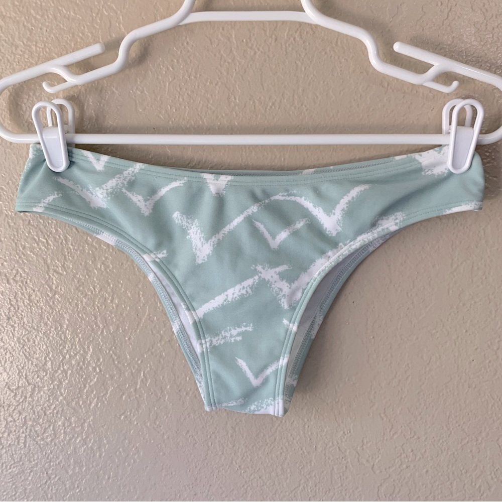 Agua De Coco By Liana Thomaz Seagull Print Brazilian Bikini Bottom Size M